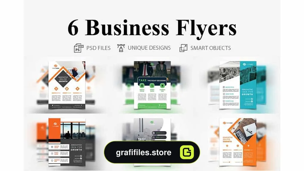 فایل لایه باز آگهی تجاری Business