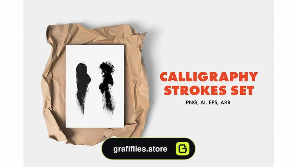 براش Calligraphy Strokes Set