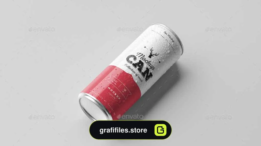موکاپ قوطی نوشابه Can Mock-up 3
