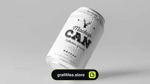 موکاپ قوطی نوشابه Can Mock-up 6
