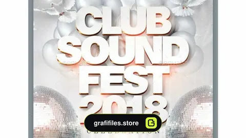 فایل لایه باز بنر Club Party Flyer