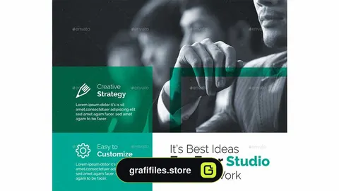 وکتور آگهی شرکتی Corporate Flyer Bundle 2 in 1