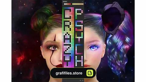 پالت رنگ Crazy Psycho Ps Swatches