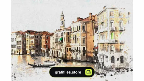 اکشن تبدیل عکس به نقاشی Fast Acrylic Sketch