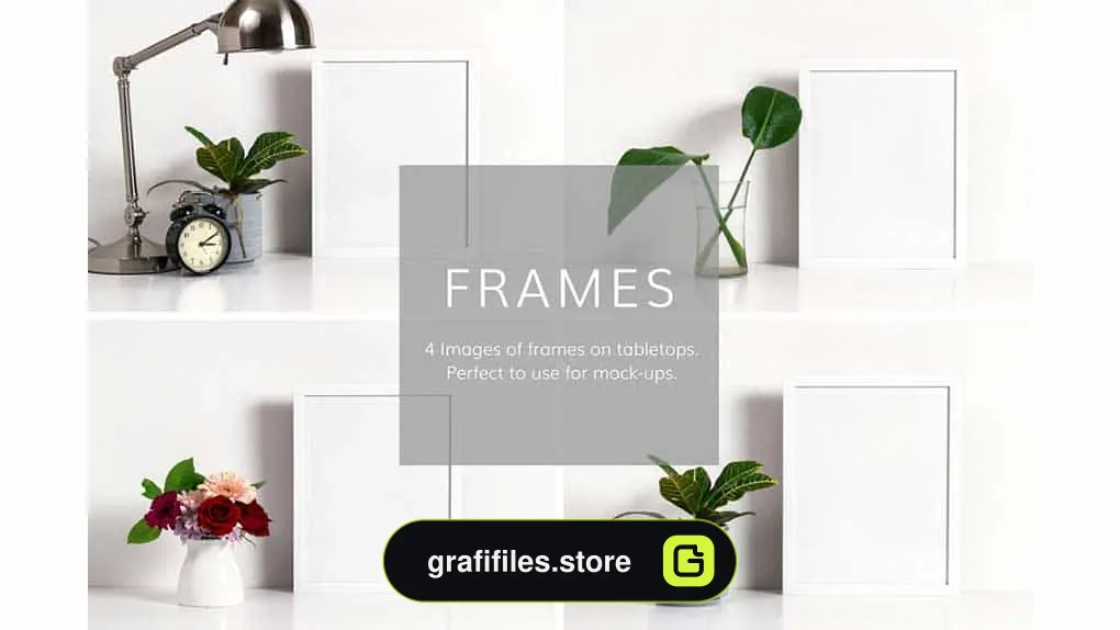 موکاپ قاب عکس Frame Mockups