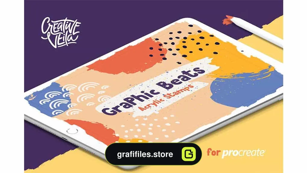 براش Graphic Beats: Brushes for ProCreate