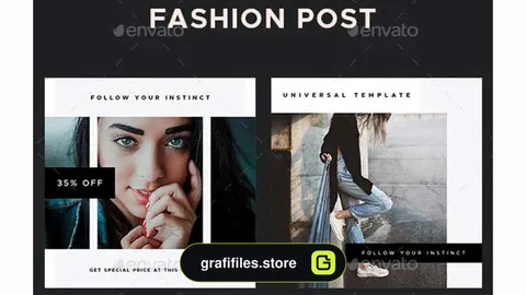 فایل لایه باز پست اینستاگرام Instagram Promo Post
