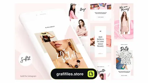 فایل لایه باز استوری اینستاگرام Instagram Stories – Softh!