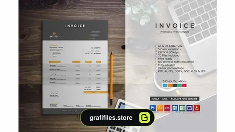 فایل لایه باز فاکتور