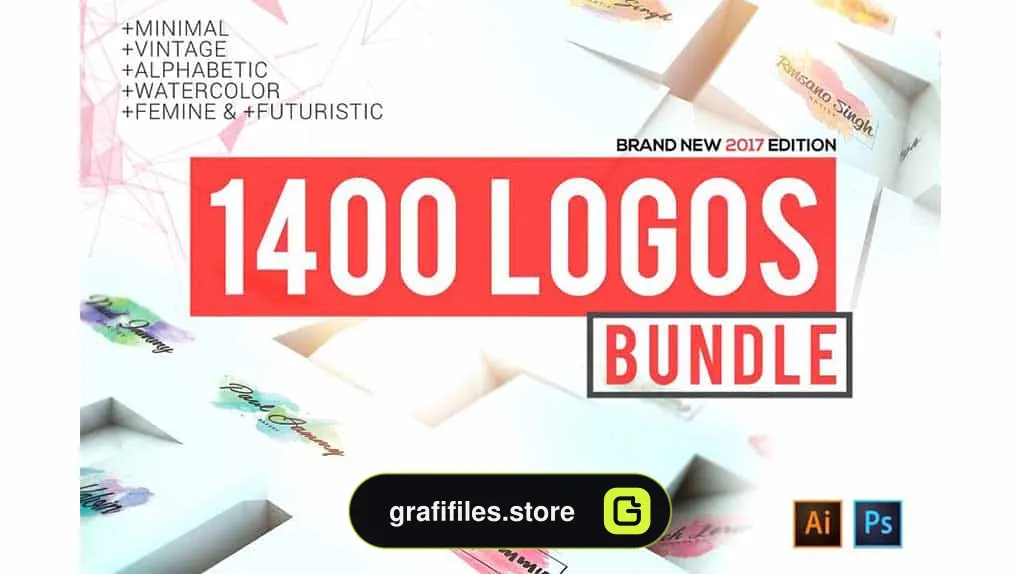 فایل لایه باز لوگو Logos Mega Bundle Pack