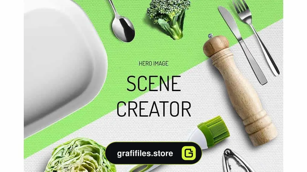 دانلود موکاپ وسایل آشپزخانه Mockup kitchen items