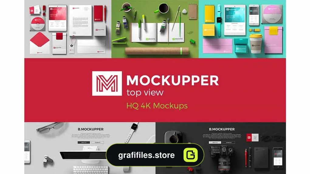 جعبه ابزار ساخت موکاپ Mockupper Scene Generator topview 4K