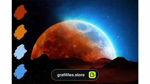 دانلود پالت رنگ Moon Ps Swatches