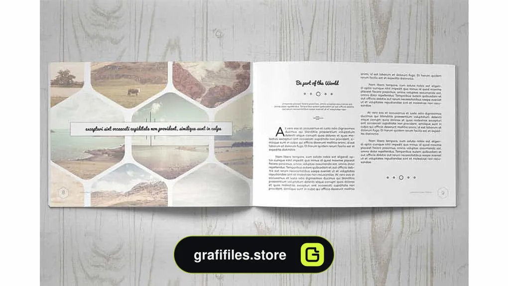 قالب ایندیزاین بروشور Multipurpose Clean Brochure