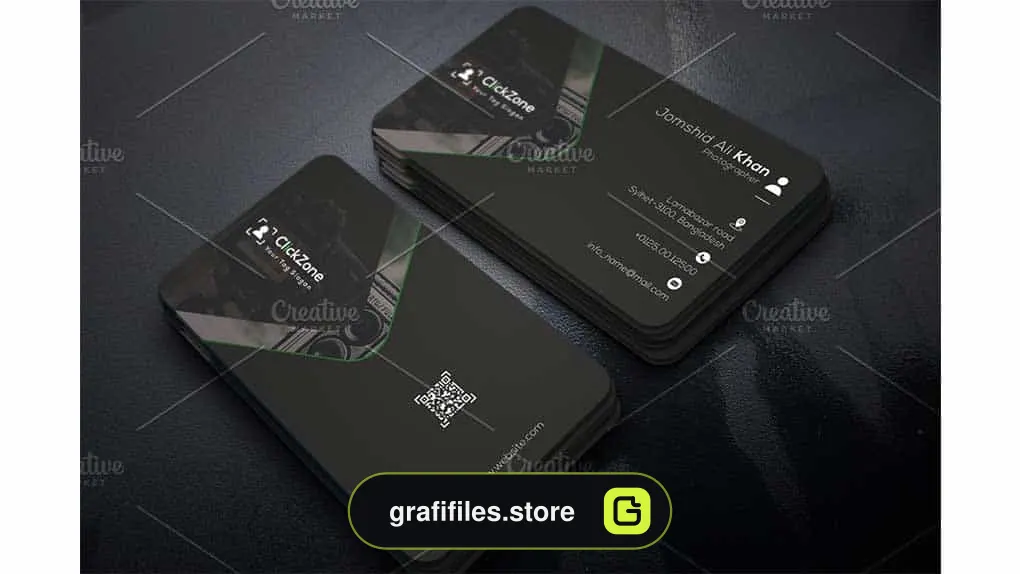 فایل لایه باز کارت ویزیت آتلیه عکاسی Photography Business Card