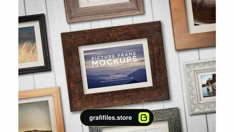 موکاپ قاب عکس Picture Frame Mockups Volume 2