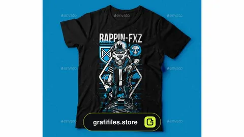 وکتور تیشرت Rappin-FXZ T-Shirt Design