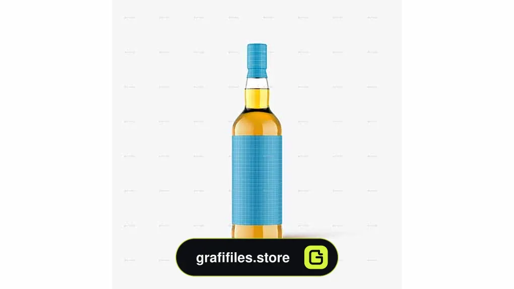 موکاپ بطری شیشه ای Scotch vol. 2