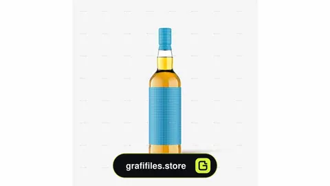 موکاپ بطری شیشه ای Scotch vol. 2