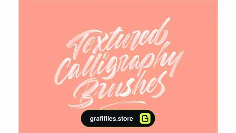 براش Textured Calligraphy Brushes for Procreate