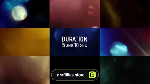 فوتیج افکت نور 4K Light Leaks and Bokeh