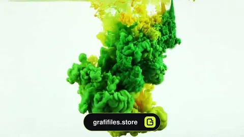 فوتیج پخش شدن جوهر رنگی Abstract Colorful Ink Spread 3