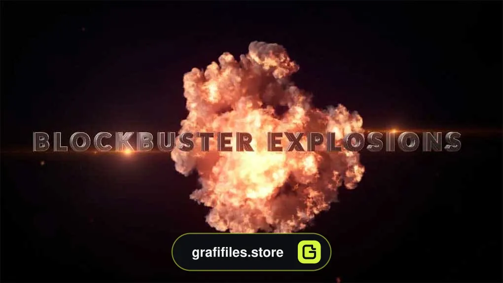 فوتیج انفجار Blockbuster Explosion Pack