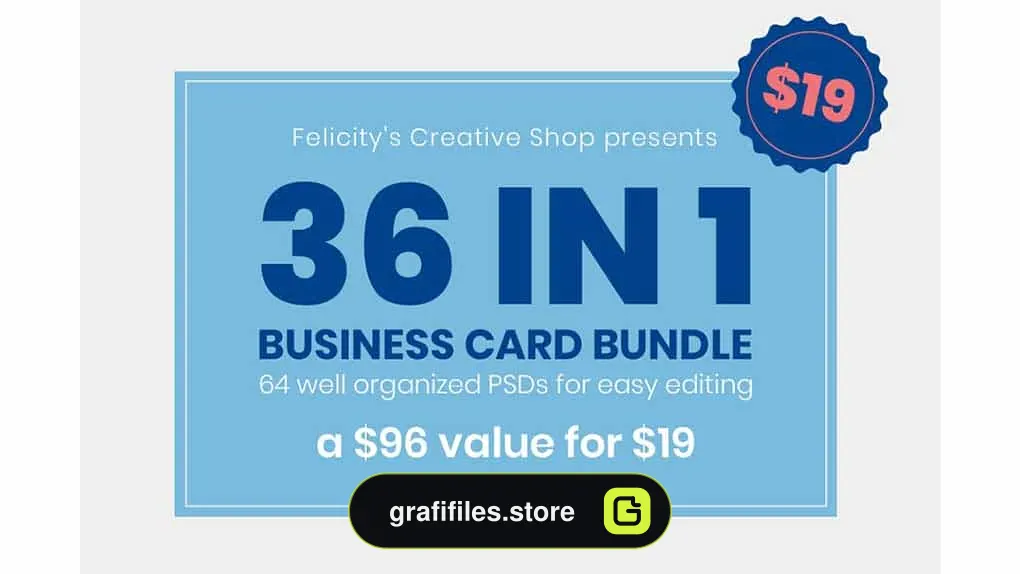 فایل لایه باز کارت ویزیت Business Card Bundle 02