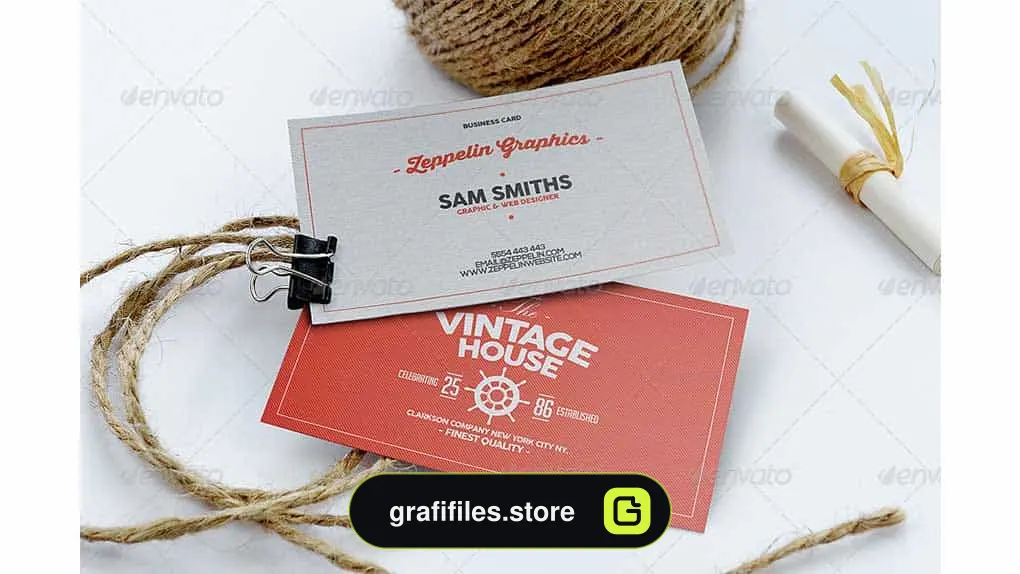 موکاپ کارت ویزیت Business Card Mock-ups Vol.1