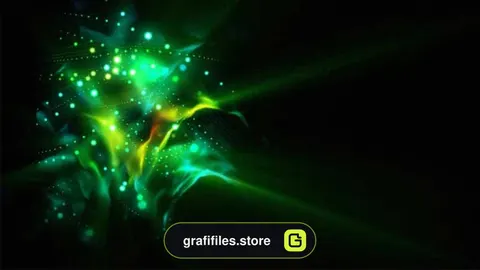 بک گراند موشن گرافیک Coil Of Lights Loop