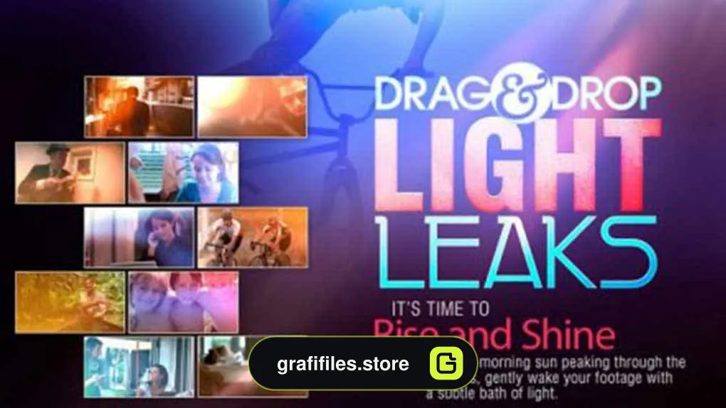 فوتیج افکت نور Digital Juice Drag & Drop Light Leaks