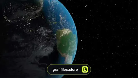 فوتیج کره زمین Earth Animation