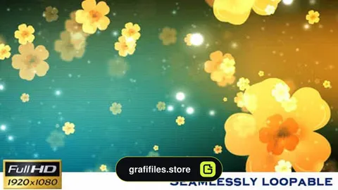فوتیج موشن گرافیک Flower Show