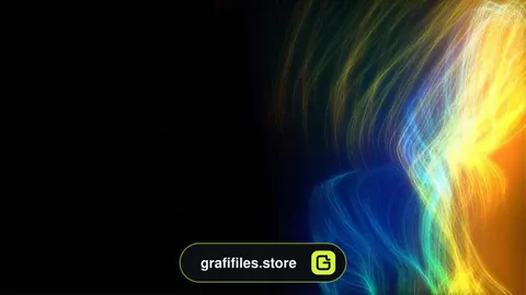 بک گراند موشن گرافیک Glowing Threads Loop