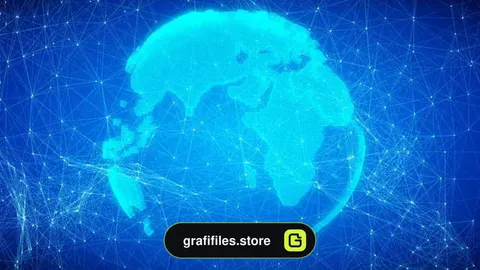 فوتیج هولوگرام کره زمین