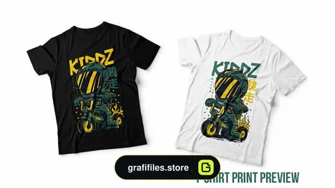 وکتور تیشرت Kiddz Illustration