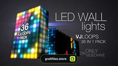 بک گراند موشن گرافیک نور LED دیواری