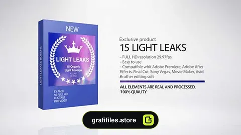فوتیج افکت نور Light Leaks