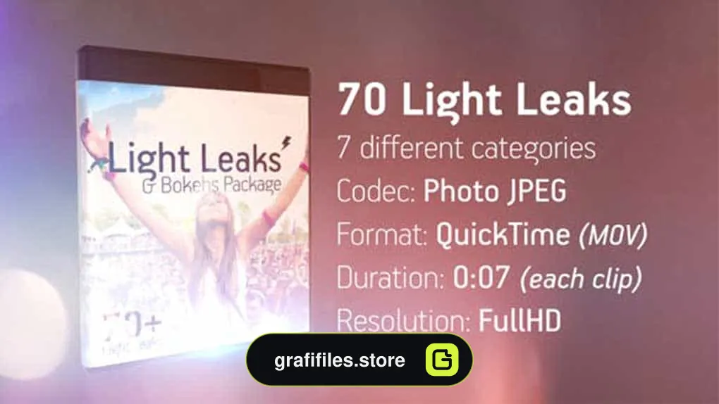 فوتیج موشن گرافیک Light Leaks & Bokehs Package