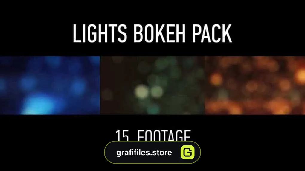 فوتیج افکت نور بوکه Lights Bokeh Pack