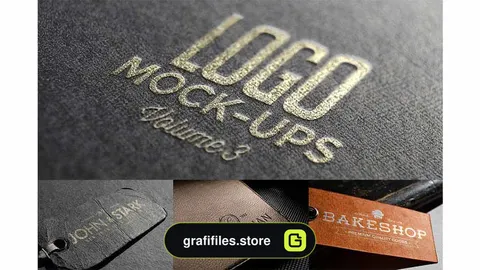 موکاپ لوگو Logo Mock-ups Vol.3