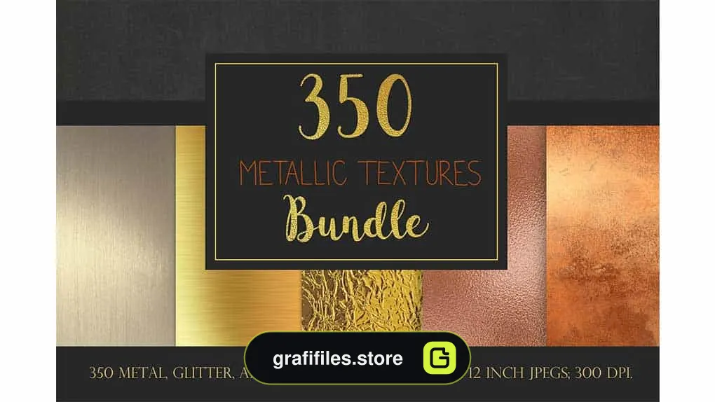 تکسچر فلز Metallic textures bundle