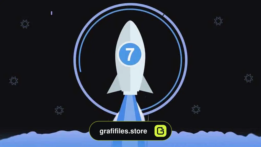 فوتیج شمارش معکوس پرتاب موشک Rocket Launching Countdown