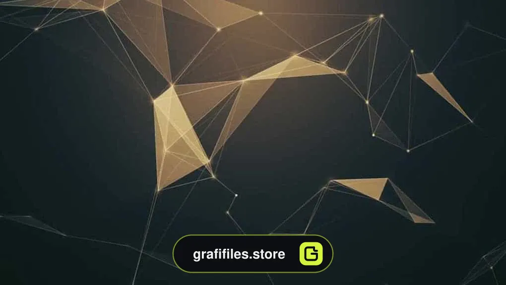 بک گراند موشن گرافیک شبکه Sepia Plexus Background