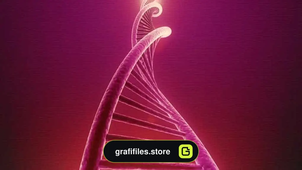 فوتیج DNA در حال چرخش