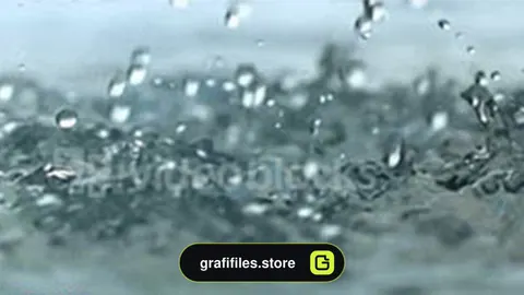 فوتیج حرکت آهسته پاشیدن آب