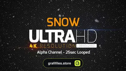 فوتیج بارش برف Snow