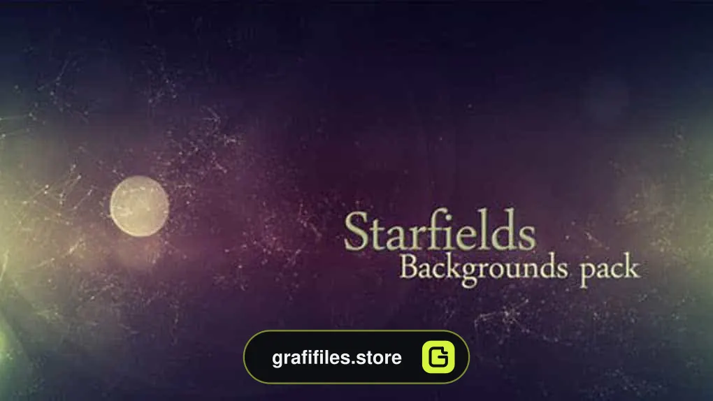 بک گراند موشن گرافیک Starfields Backgrounds Pack
