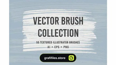 براش ایلوستریتور Vector Brushes Collection
