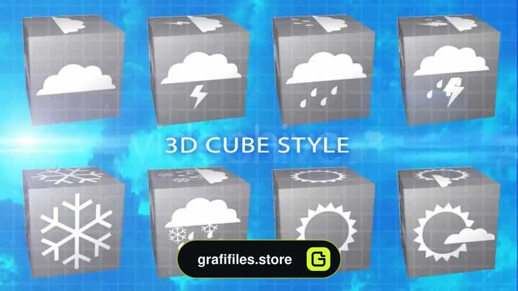 آیکون هواشناسی Weather Broadcast Icons